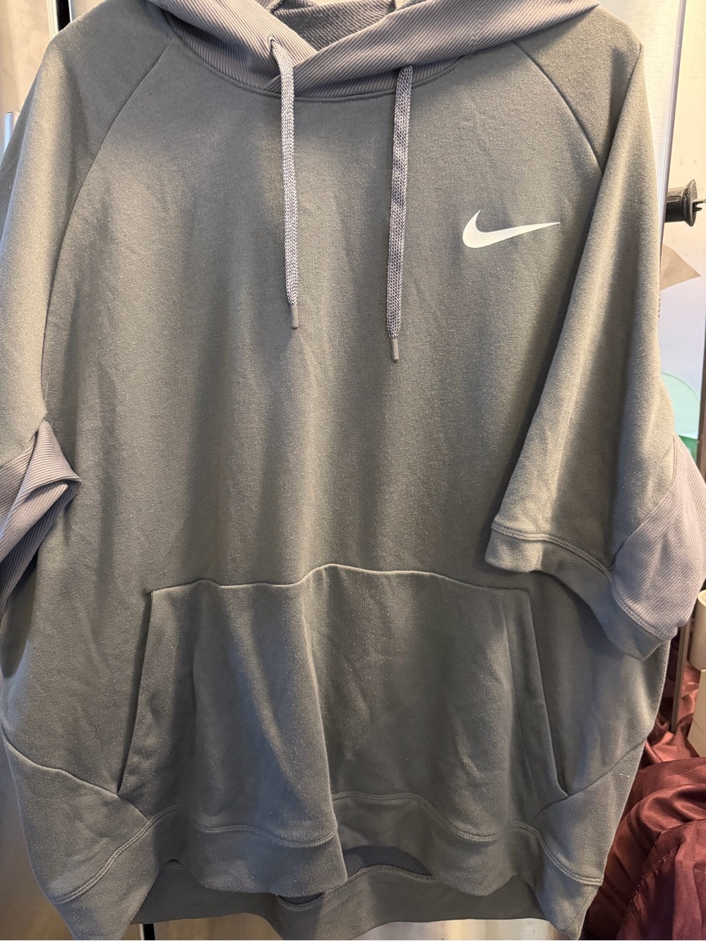 Nike Men’s Crewneck Pullover Hoodie - Gray